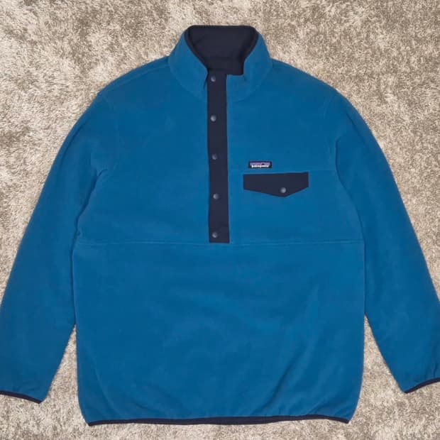 15s 파타고니아 신칠라 리버시블 틸그린/네이비