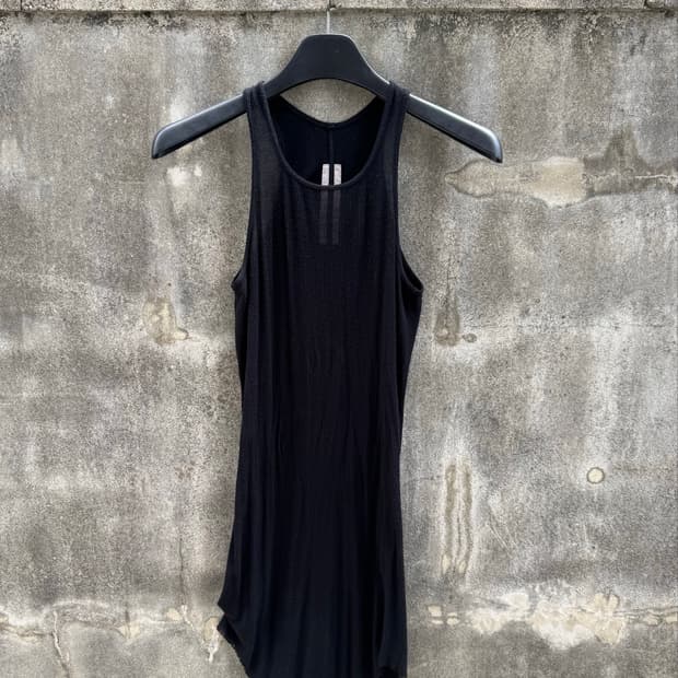 Fw23 Rick Owens Basic Rib Tank Top (S)