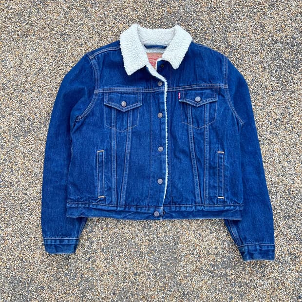 리바이스(Levis)데님 쉐르파 자켓