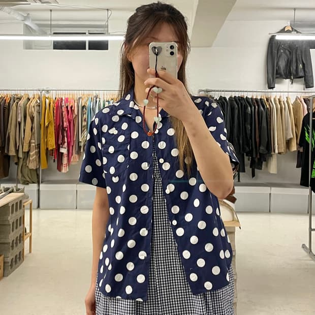 BEAMS BOY dot shirts