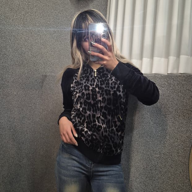 JUICY COUTURE LEOPARD ZIPUP