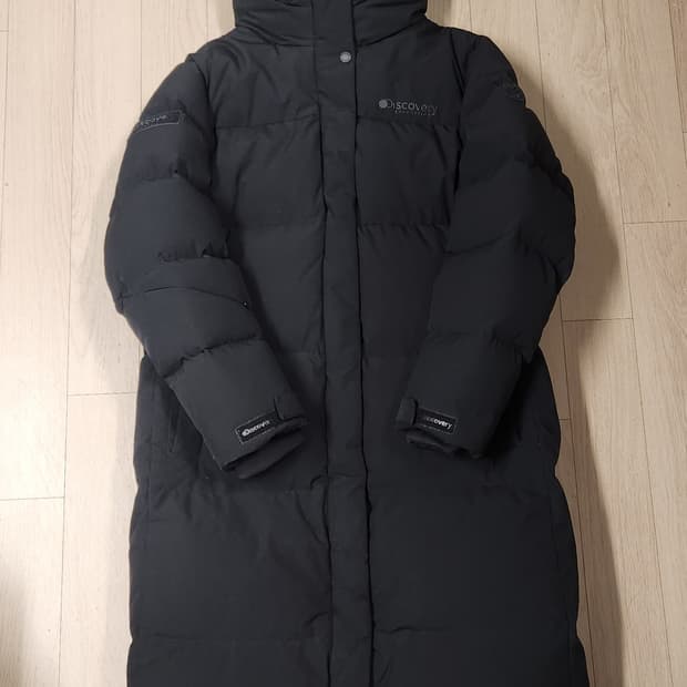 디스커버리 여성용 구스롱패딩 100