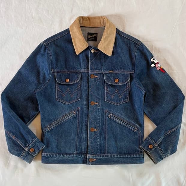 (M / W55-55반) 90s Wrangler 데님 자켓