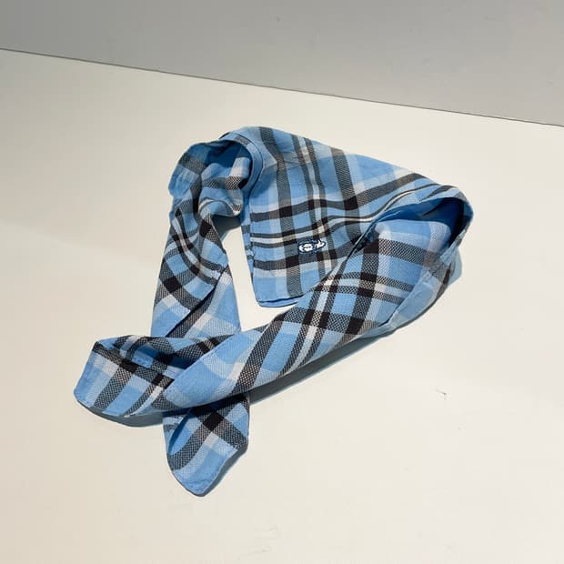 먼싱웨어 00s 재팬 체크 쁘띠 손수건 A1450