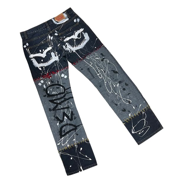 리바이스 511 페인트 커스텀 데님 팬츠 청바지 30