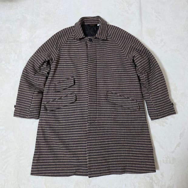 (L)유니폼브릿지 하운드투스 발마칸 코트 