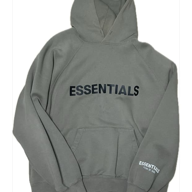 에센셜 후드티