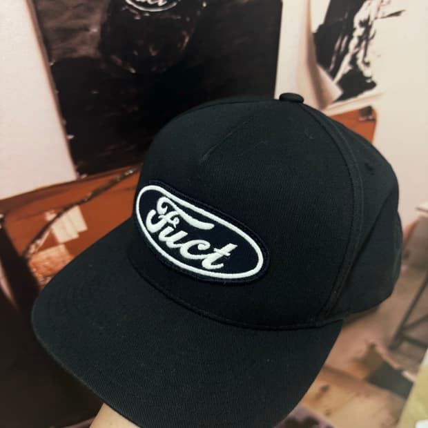 FUCT 퍽트 오발로고 볼캡 블랙