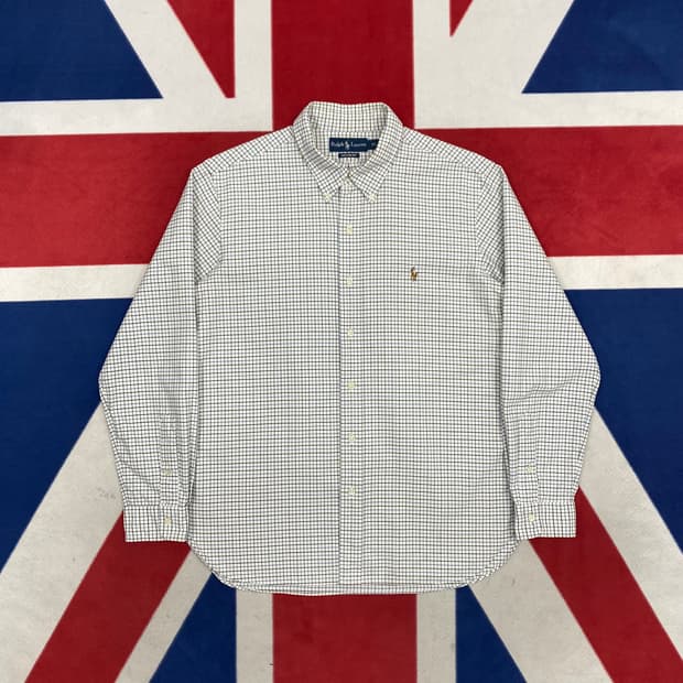 폴로 체크 셔츠 XL 