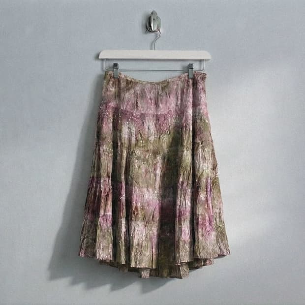 [Vintage] 에스닉 그라데이션 미디 스커트