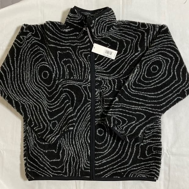 LORES 로어스 컨투어 플리스 후리스 자켓 m(100) 블랙