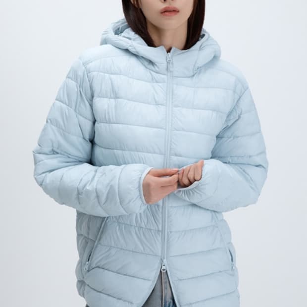 스파오 경량패딩 사이즈S 택있음