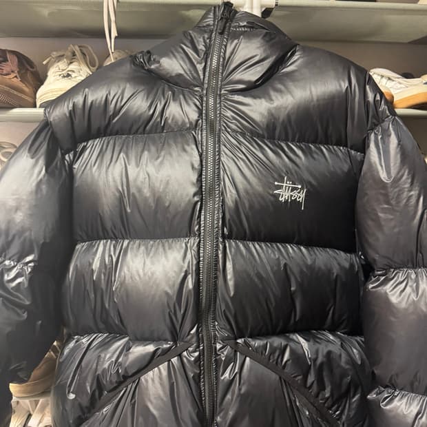 스투시 립스탑 패딩 XL 