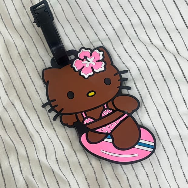 태닝키티 캐리어 택