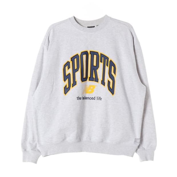 뉴발란스 아카이브 스포츠 그래픽 맨투맨 L