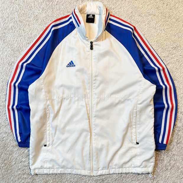 희귀) 아디다스 올드스쿨 사이드라인 건담 배색 바람막이 자켓