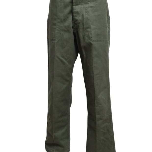 국군 구형 80s 민무늬 전투복 바지 팬츠 하의 (XS)