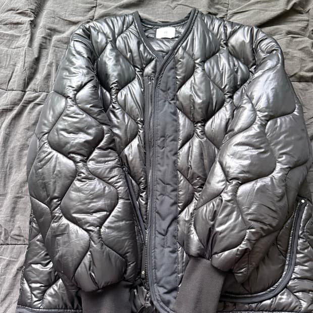 hae.a 퀼티드 패딩 자켓