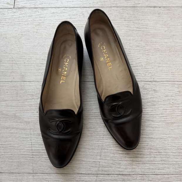 샤넬 빈티지 로퍼 260