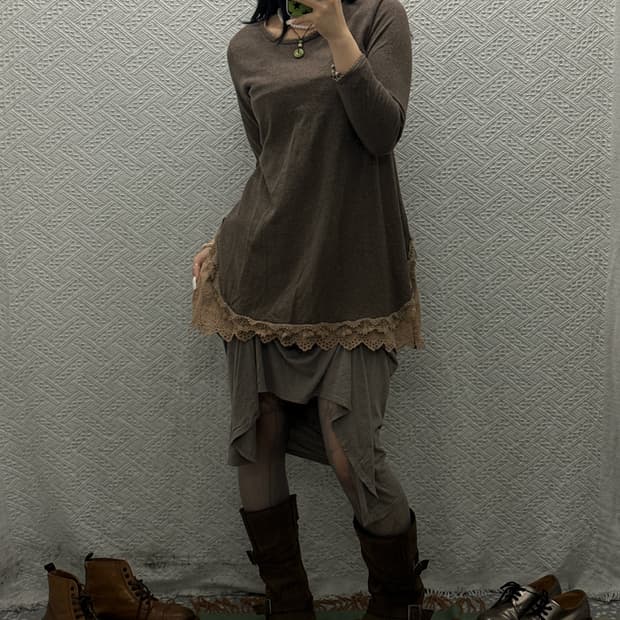 빈티지 오리엔탈 모리 보헤미안 레이스 아방핏 롱슬리브 K0103