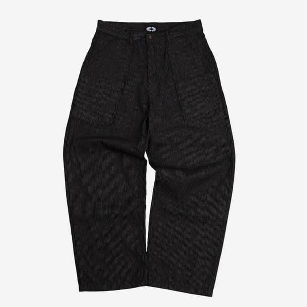 Ertr 데님 팬츠 (Stripe Denim Pants Black)