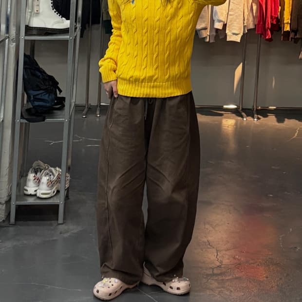 폴로랄프로렌 옐로우 케이블 니트 A3031