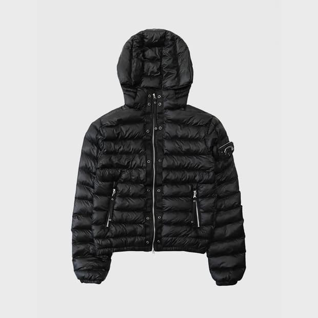 배드블러드 바이퍼31-1 라이트웨이트 후드 푸퍼 블랙 S