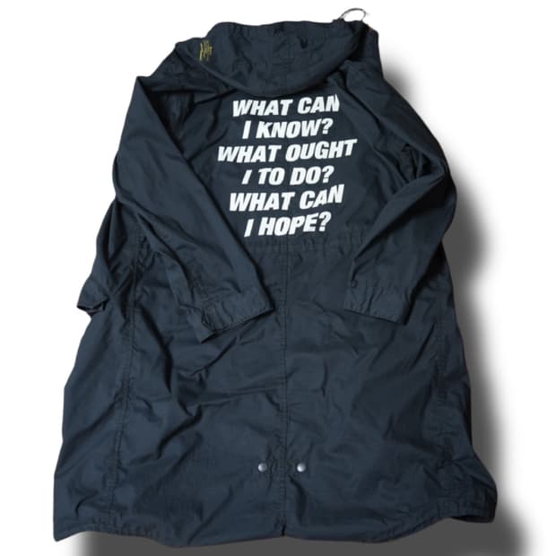 유니폼 익스페리먼트 롱  후디 자켓