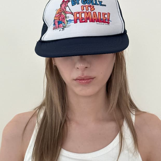 80s vintage trecker cap