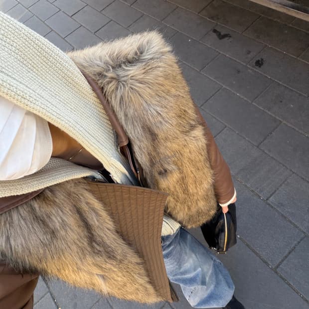 앤더슨벨 리버시블 퍼 베스트