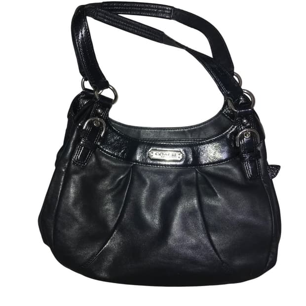 코치 빈티지 호보 레더 램스킨 숄더백 