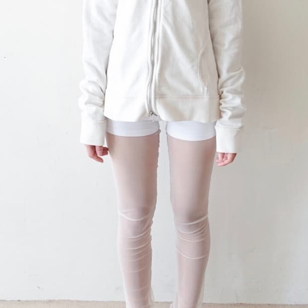 샵페어리 washed lily hoodie (ivory) / faerie