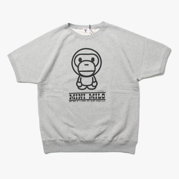 BAPE "Grey Half Sweatshirts"