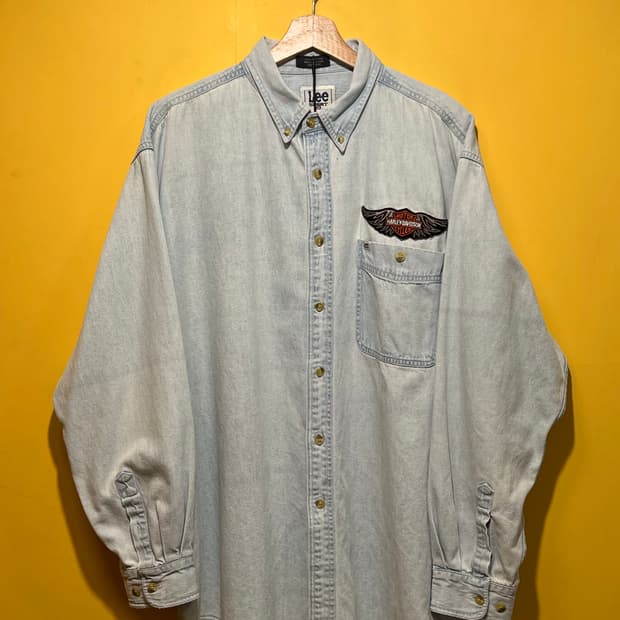LEE 할리데이비슨 데님 셔츠