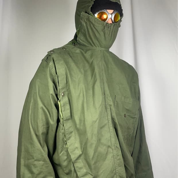 🕑70s french smock parka