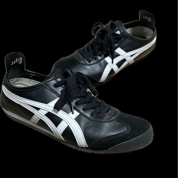 오니츠카타이거 멕시코66 블랙 화이트 275