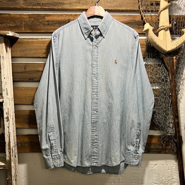 [M]폴로 랄프로렌 클래식 샴브레이 셔츠