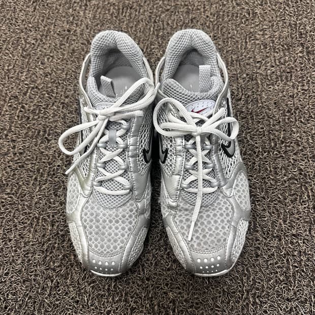 NIKE 나이키 에어 줌 스피리돈 케이지2 메탈릭 실버 265