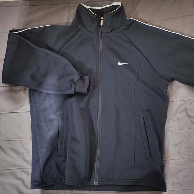 나이키 블랙 트랙 자켓