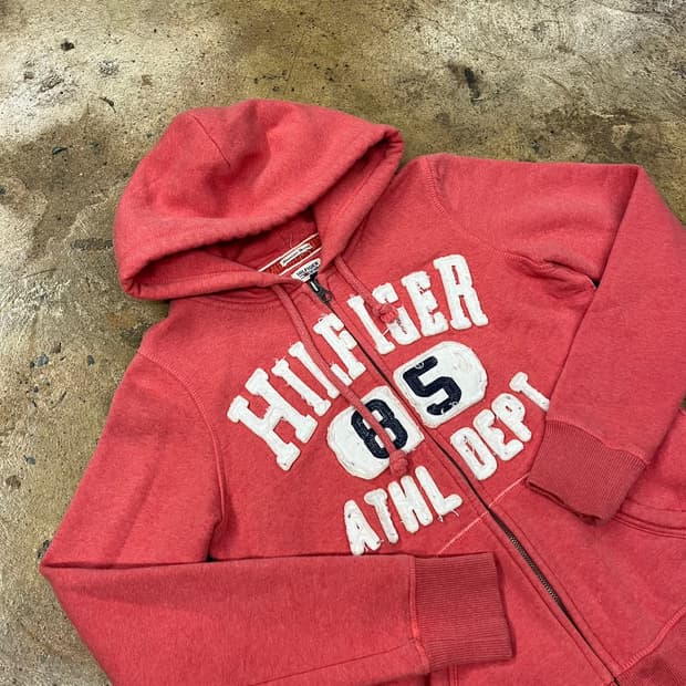 타미힐피거 코랄 후드집업