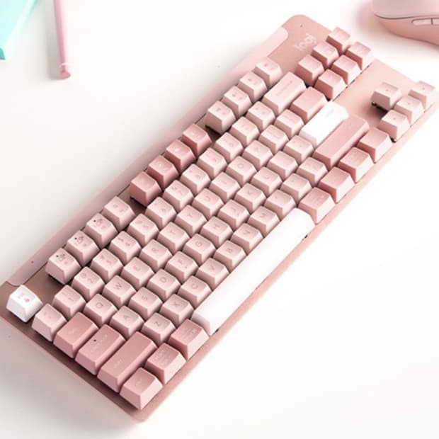 로지텍 K855 시그니처 무선 블루투스 기계식 TKL 키보드(적축)