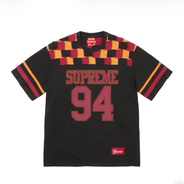 슈프림 패치워크 풋볼 탑 XL