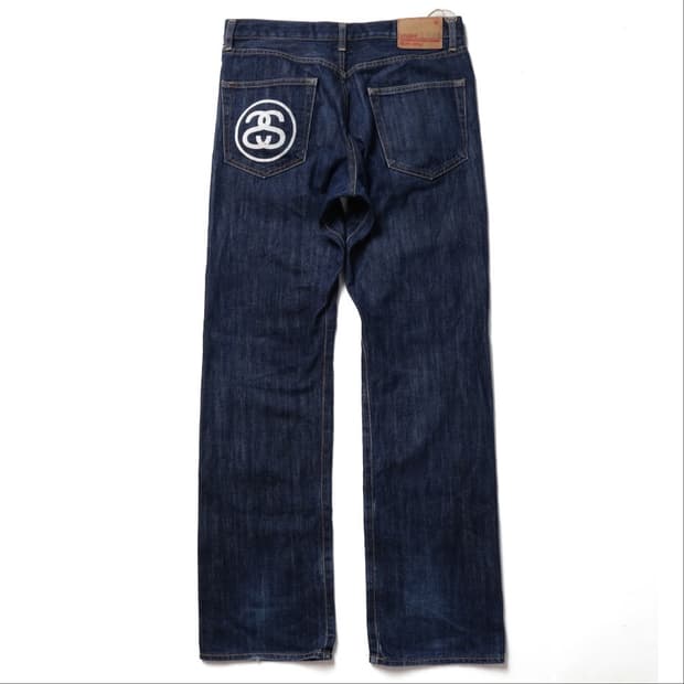 스투시 Stussy Back Pocket Logo Denim Pants 