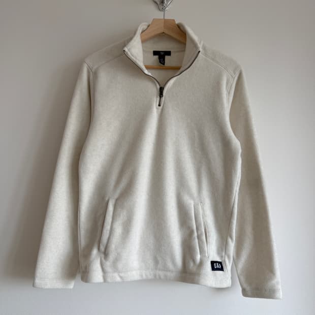 갭(GAP) 하프집업 플리스