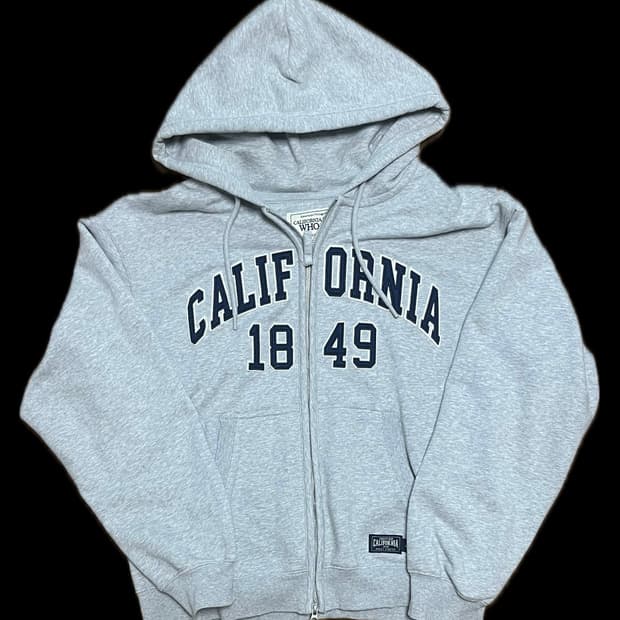 후아유 시그니처 패치 후드집업 XL