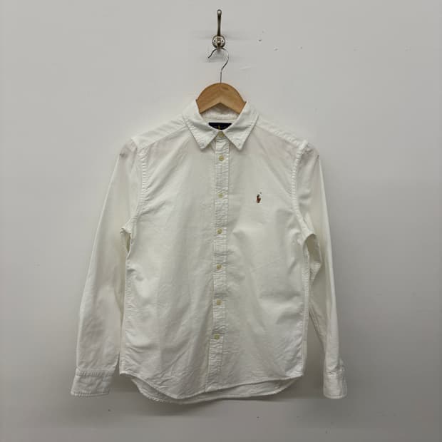 폴로 랄프로렌 옥스포드 셔츠 화이트 여성 L