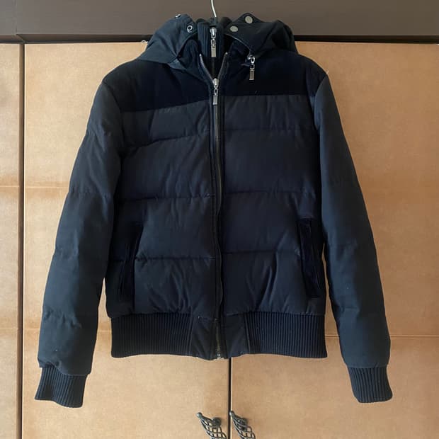 여성 패브릭 숏패딩 