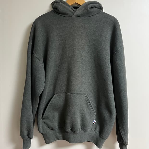 90s 러셀후드 차콜그레이 XL