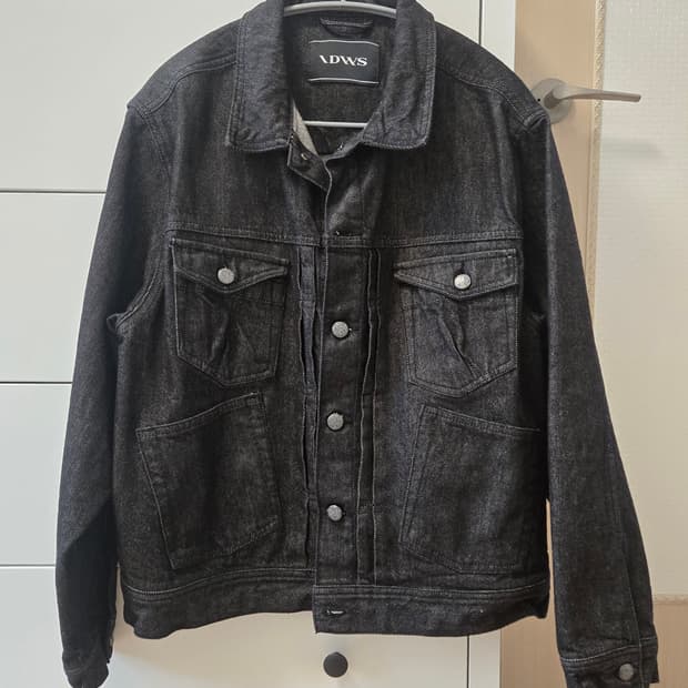 Bolly Raw Denim Jacket Black
