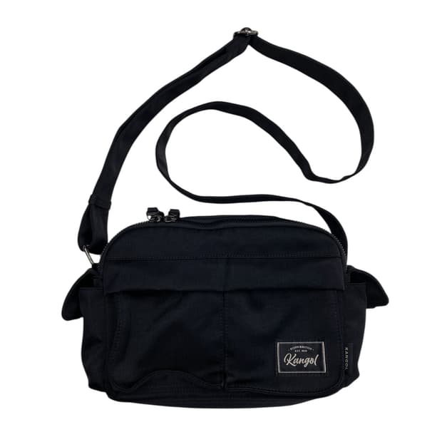 캉골 블랙 미니 크로스백